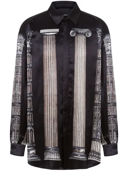 Cămașă Moschino cu imagine negru