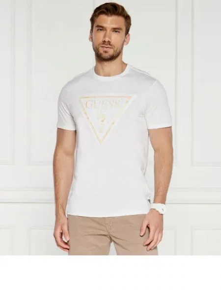 GUESS Tricou alb
