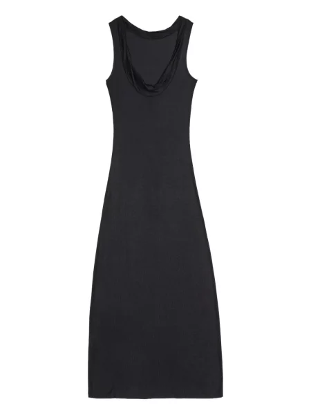Rochie maxi Remain fără mâneci de costum negru