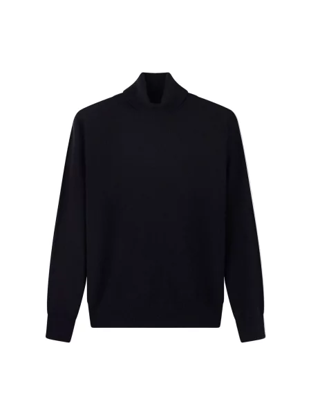 GOBI Cashmere Pulover Women's Timeless Cashmere Turtleneck Sweater bleumarin