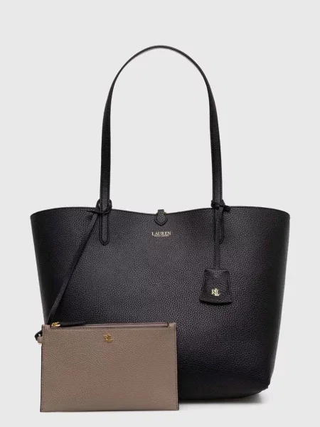 Lauren Ralph Lauren Τσάντα δυο όψεων μαύρο