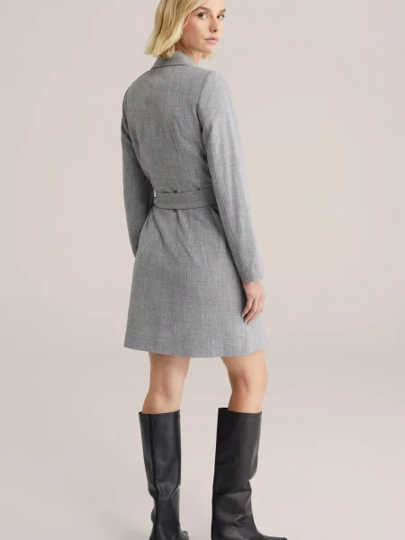 WE Fashion Rochie tip bluză gri