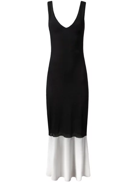 Rochie Alejandra Alonso Rojas cu volane de costum negru