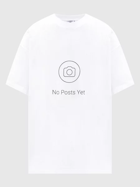 Футболка з принтом Vetements біла