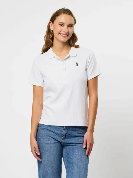 U.S. POLO ASSN. Póló UWHelga tengerészkék / piros / fekete fehér
