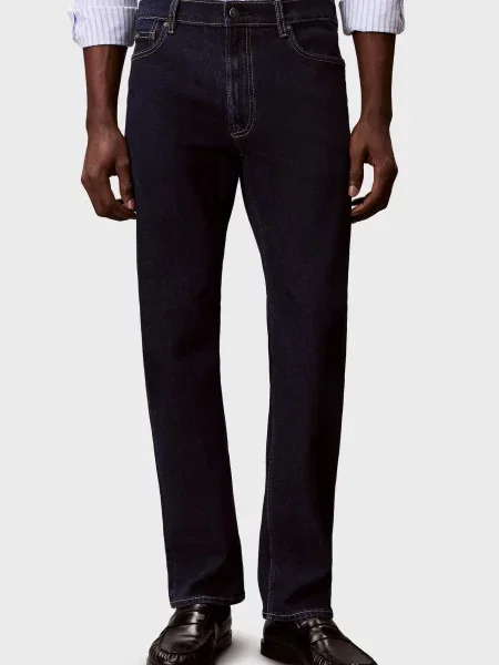 Прямі джинси Calvin Klein чорні