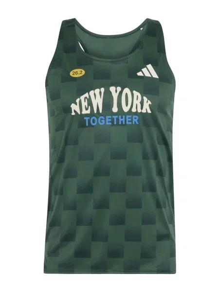 ADIDAS PERFORMANCE Tricou funcțional ADIZERO albastru deschis / verde / verde închis alb