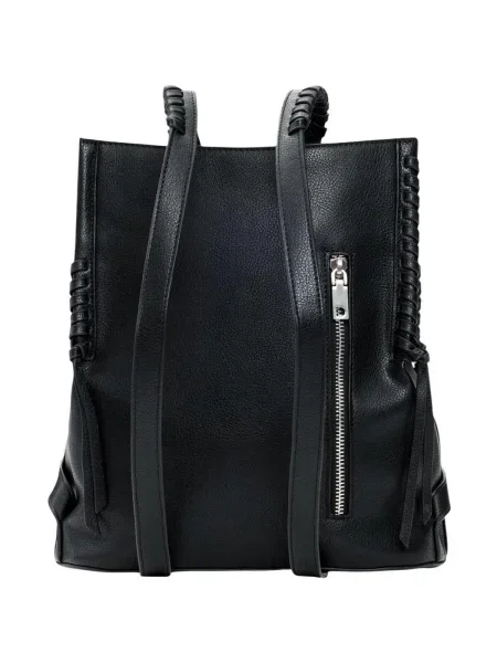 Mini geantă Desigual cu motiv cu inimi fără armătură negru