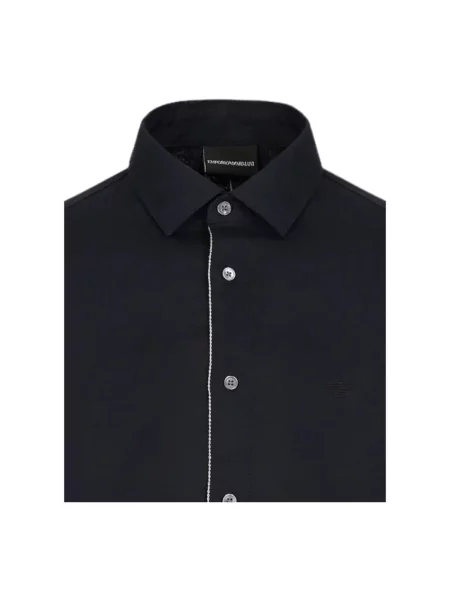 Koszula Emporio Armani niebieska