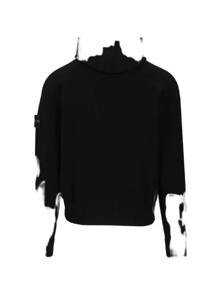 Hanorac cu glugă Stone Island cu strasuri negru