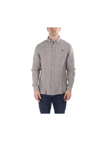 Koszula U.s Polo Assn. casual szara