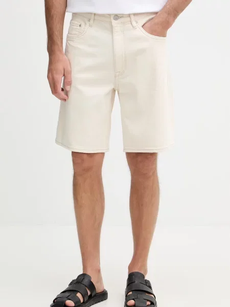 Guess Pantaloni scurți de blugi Crem bej