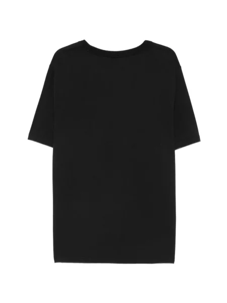 Tricou Maison Kitsune cu imagine negru