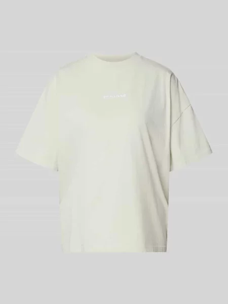 Oversized t-shirt z wyhaftowanym logo model BRACY' Pegador