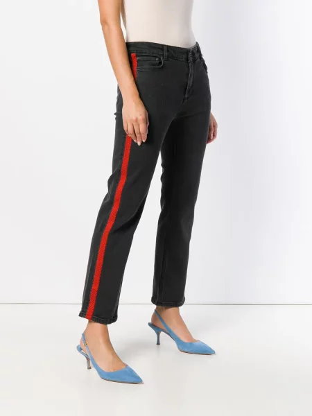 Blugi Victoria Beckham cu dungi albastru