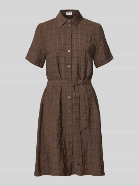 Sukienka koszulowa z mieszanka i lyocellu z wiązany pasek Jake*s Casual
