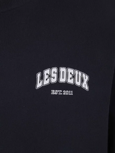 Hanorac crewneck Les Deux albastru