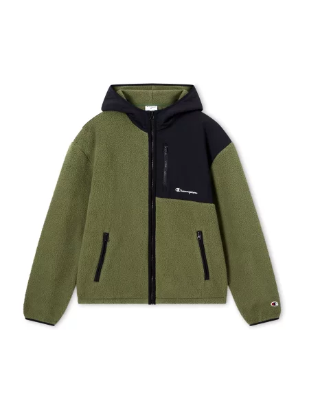 Champion Jachetă fleece verde negru