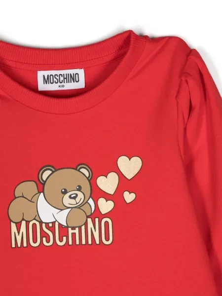 Sukienka dziecięca Moschino czerwona