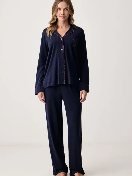 Lauren Ralph Lauren dvojdielne pyžamo dámske s bavlnou