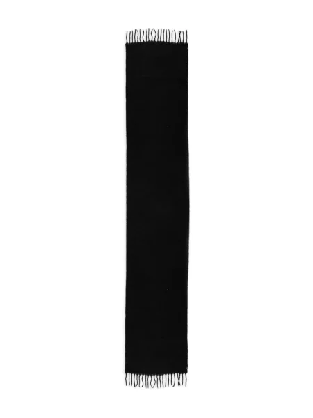 Fular Canada Goose cu franjuri negru