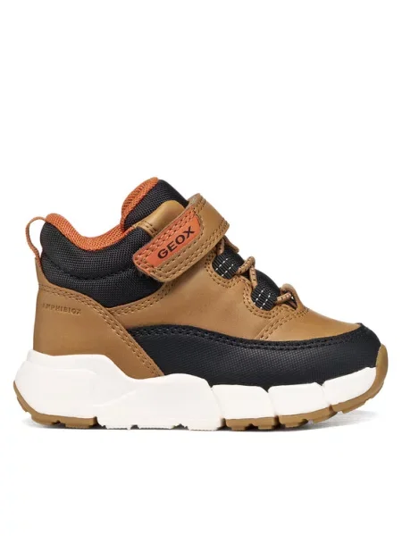 Geox Gležnjače B Flexyper Mini Boy Abx M Svijetlo smeđa