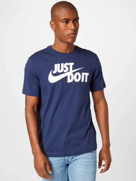 Nike Sportswear Tricou bleumarin alb