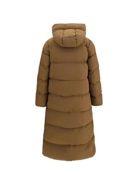 Palton Woolrich cu glugă maro