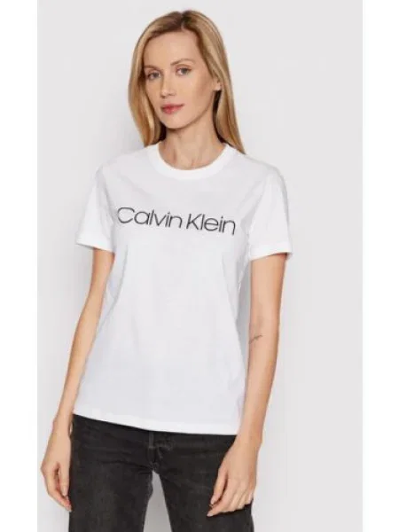 Calvin Klein Tricou / negru alb