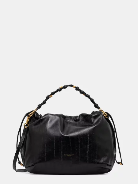 Gianni Chiarini geantă shopper pentru femei din piele MORGANA negru