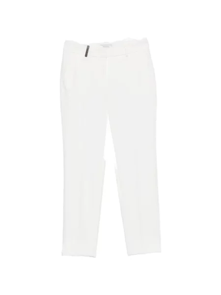 Decupat pantaloni Peserico alb