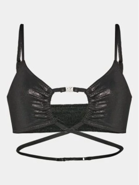 Calvin Klein Swimwear Горнище на бански черен