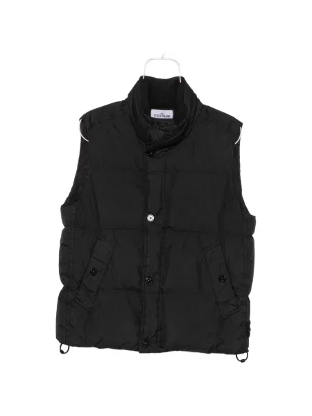Matlasat vestă Stone Island cu strasuri negru