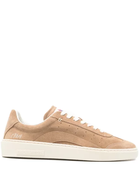Sneakerși Dsquared2 din piele maro