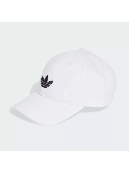 Czapka z daszkiem Adidas Originals klasyczna biała