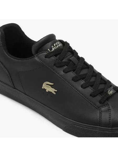 Lacoste Skórzane Buty Sportowe Lerond Pro czarne