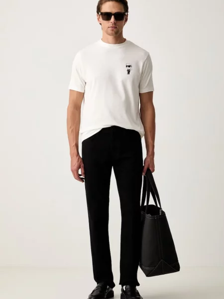 KARL LAGERFELD Tricou Alb bej