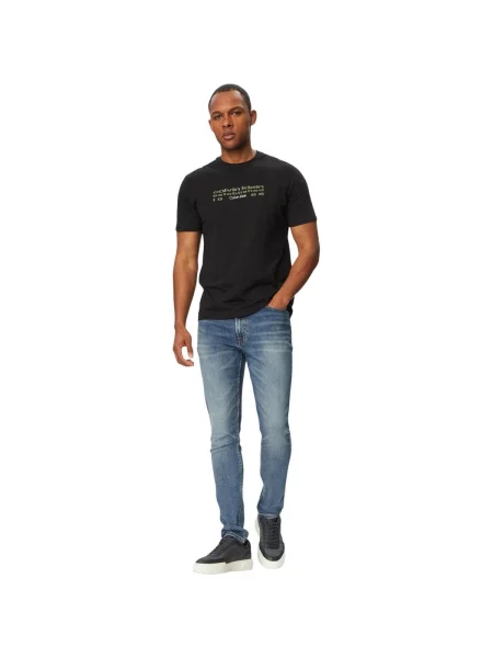 Blugi Calvin Klein Jeans albastru