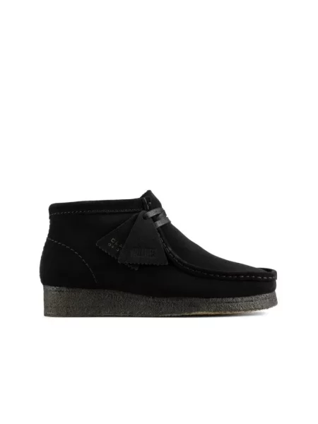 Botki Clarks zamszowe czarne