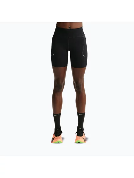 Pantaloni scurți de alergare pentru femei Nike Swift black negru