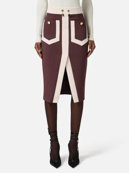 Спідниця Elisabetta Franchi бордова