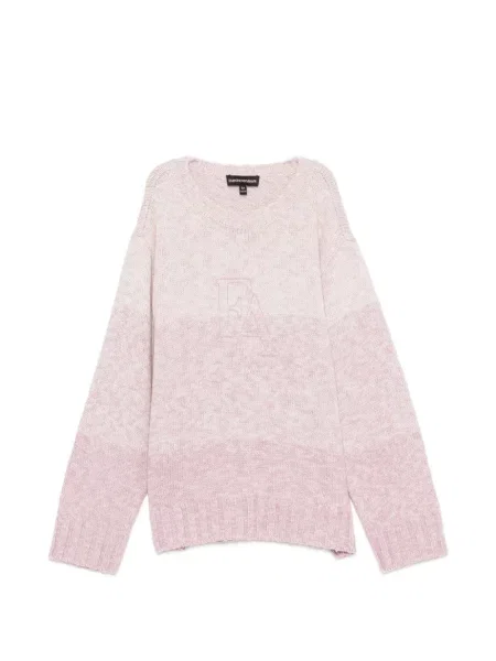 Sweter dziecięcy Emporio Armani różowy