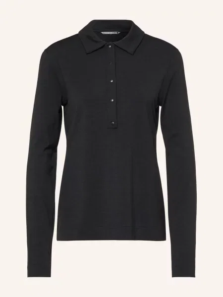 Jeanne Baret Žerzejová Polokošile Navarino černá