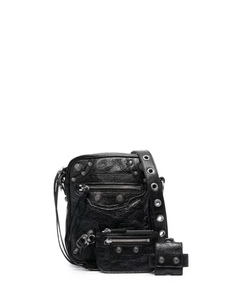 Geantă crossbody Balenciaga Le Cagole negru