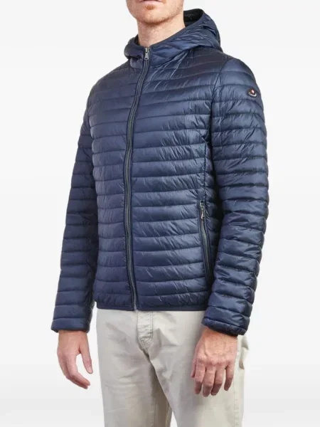 Kurtka puchowa Canadiens ze stretchu niebieska