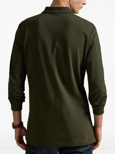 Manšestrové s límcem izolované polotričko Polo Ralph Lauren bílé