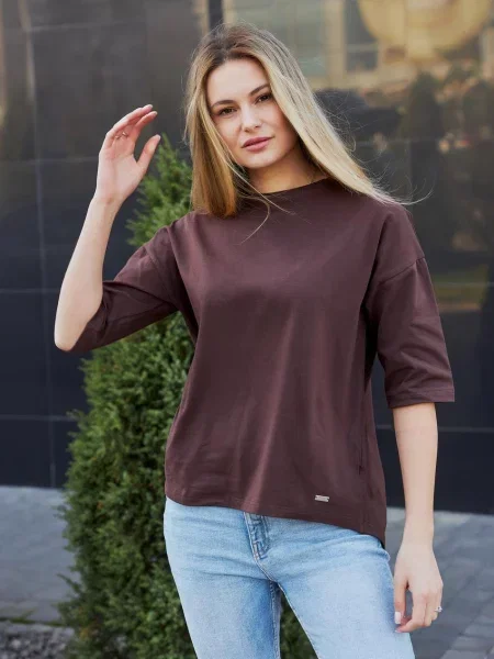 Лонгслив Umon коричневый