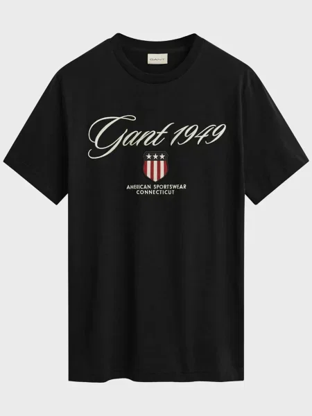 Футболка Gant чорна