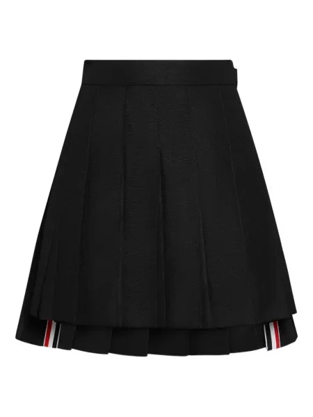 Fusta plisata Thom Browne plisată negru