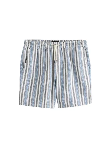 Next Kalhoty modrá / hnědá bílá